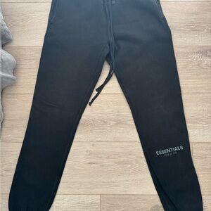 Essentials Black Joggers for Men